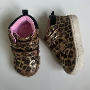 Carter's Leopard Print Sneakers with Pink Lining